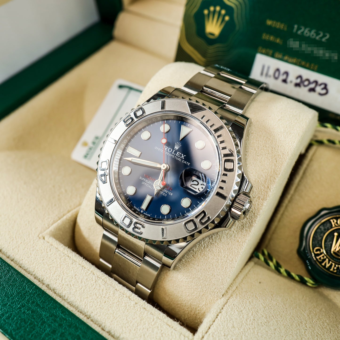 Rolex Yacht Master 126622 Full Set