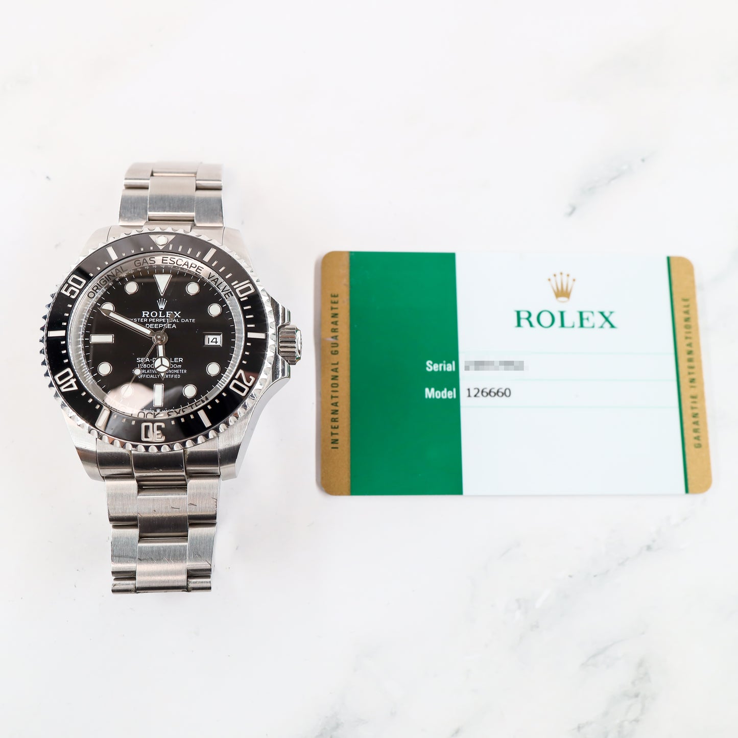 Rolex Sea-Dweeler 126660 with Card