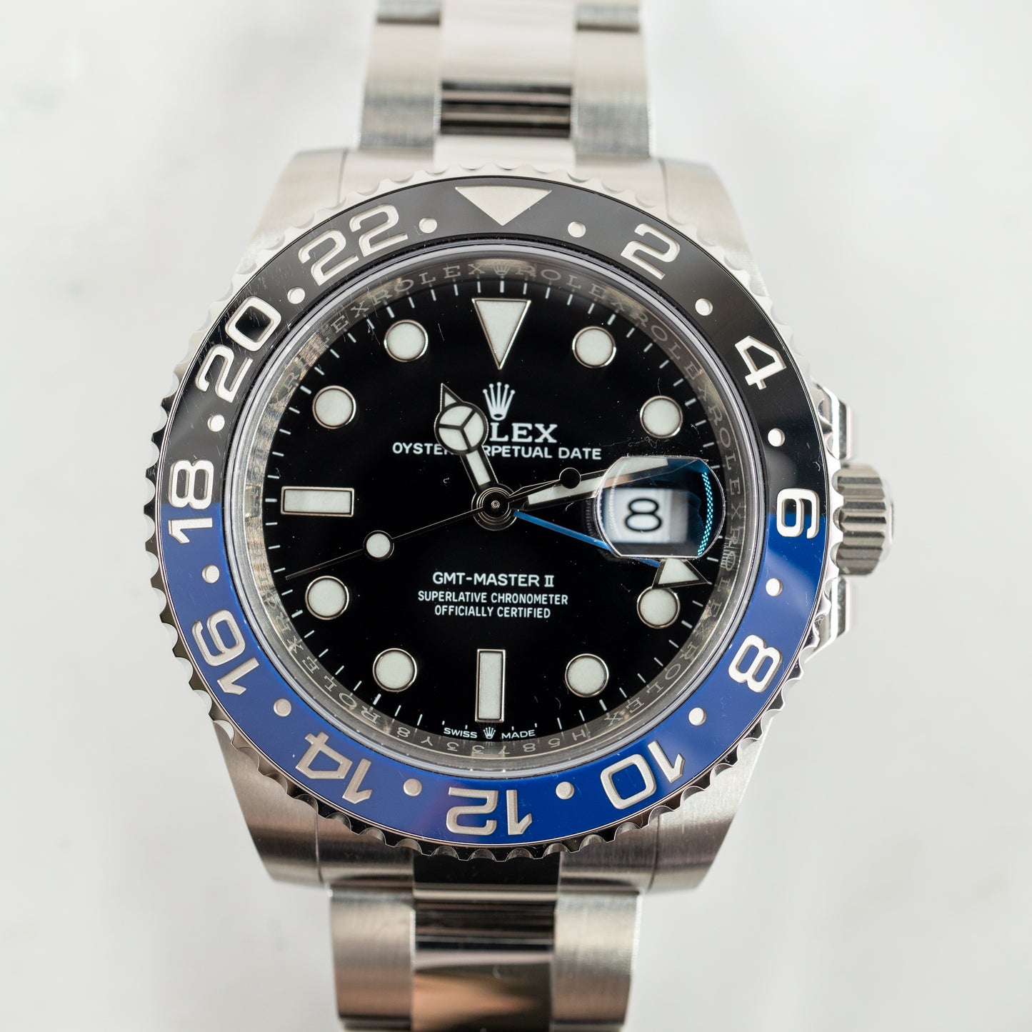 Rolex GMT-Master II 126710BLNR with Card