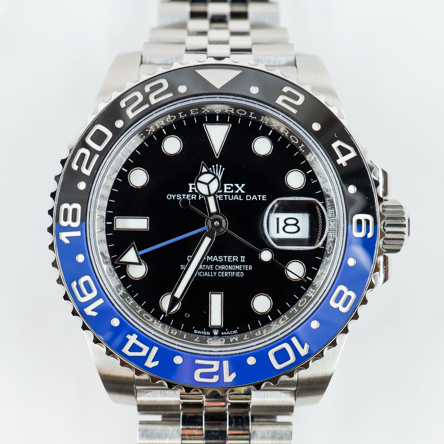 Rolex GMT Master II 126710BLNR with Card