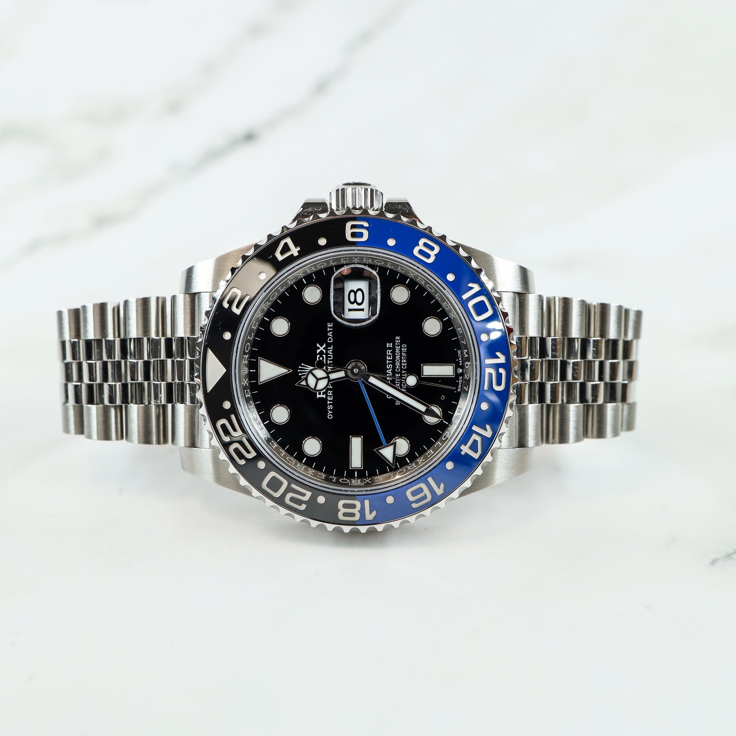 Rolex GMT Master II 126710BLNR with Card