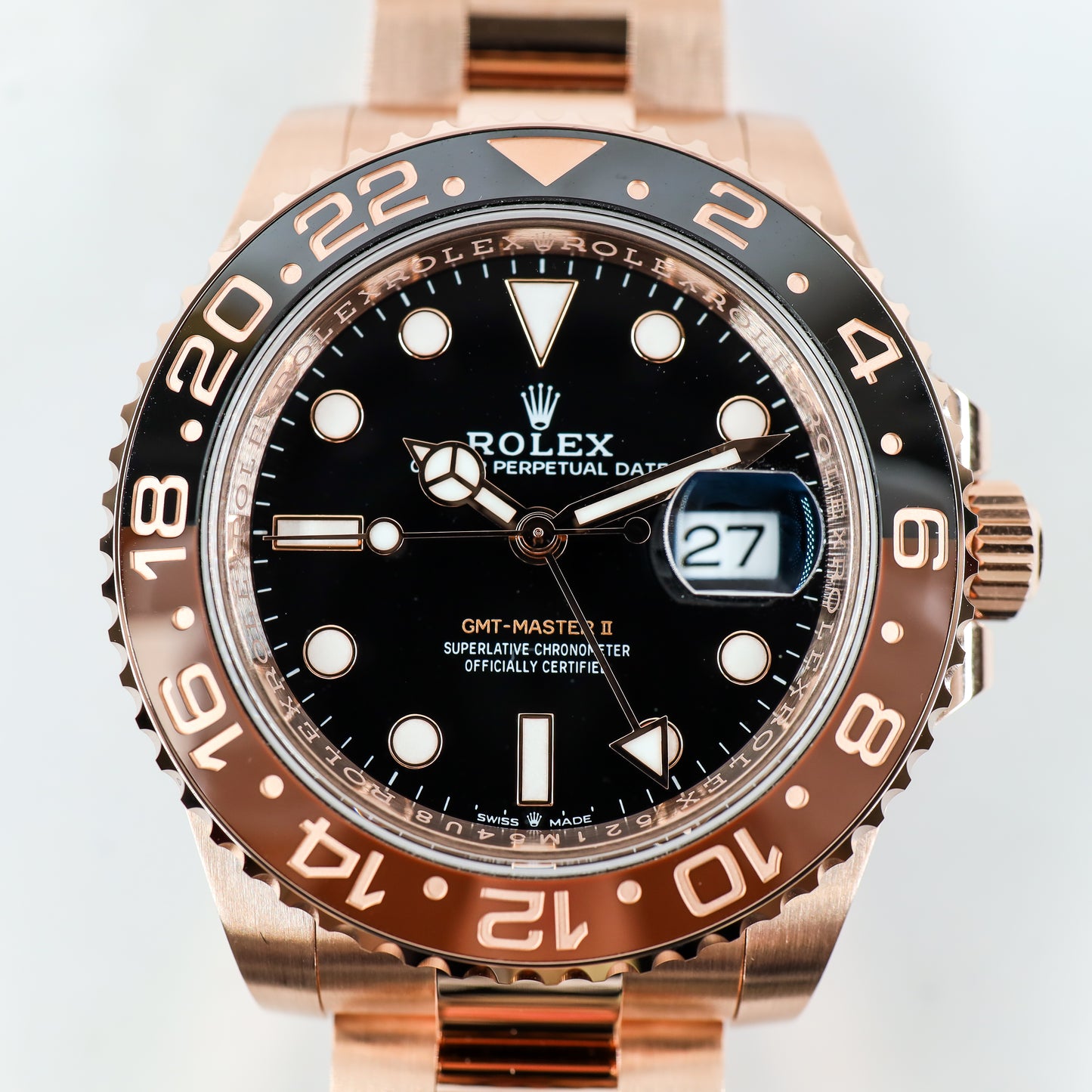 Rolex GMT Master II 126715CHNR with Card