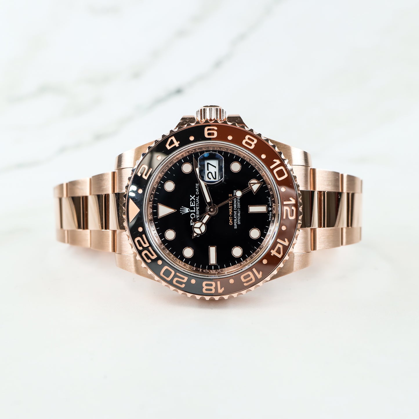 Rolex GMT Master II 126715CHNR with Card