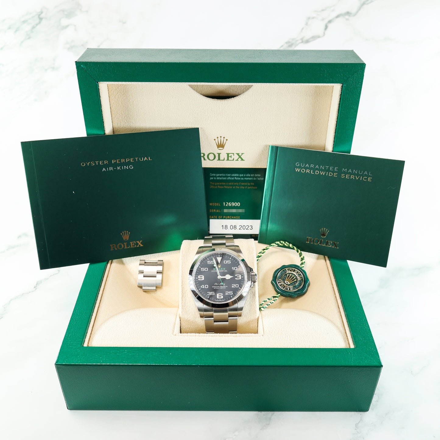 Rolex Air King 126900 Full Set