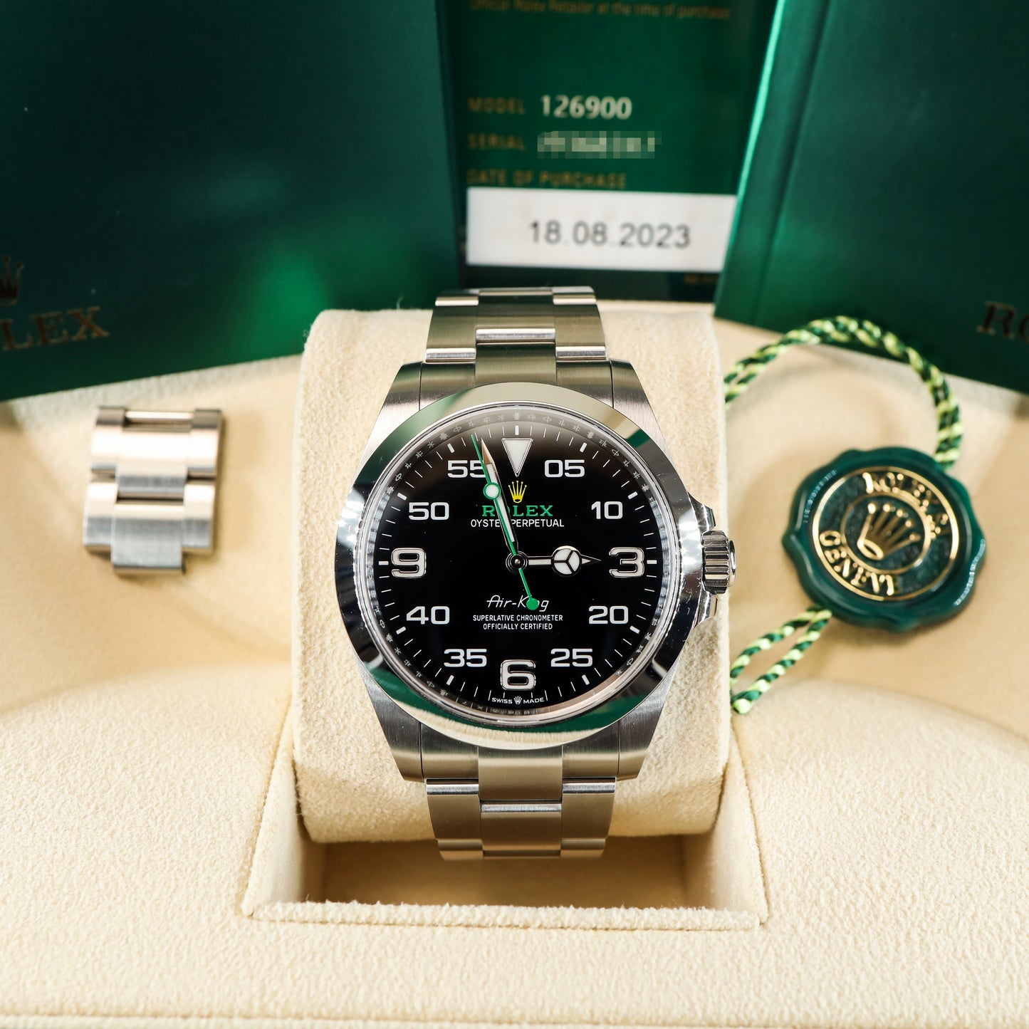 Rolex Air King 126900 Full Set