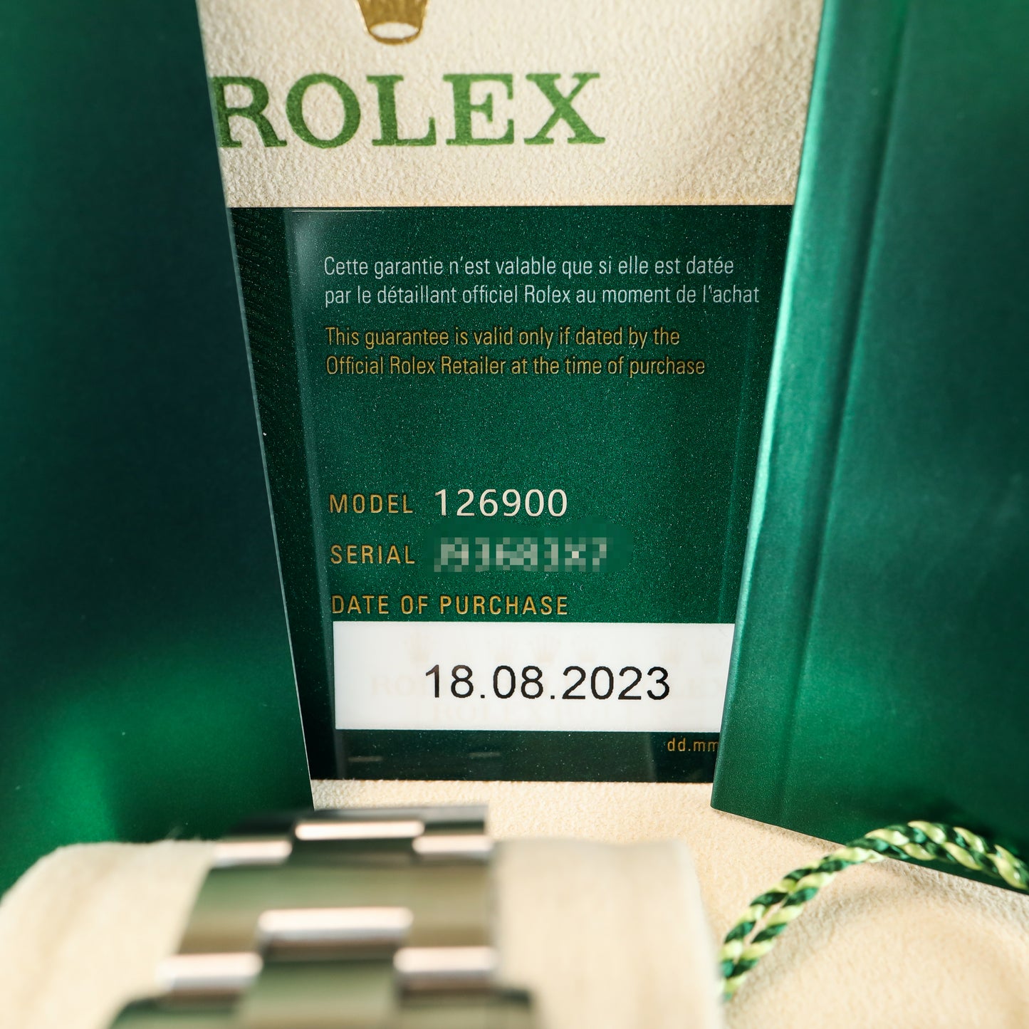 Rolex Air King 126900 Full Set