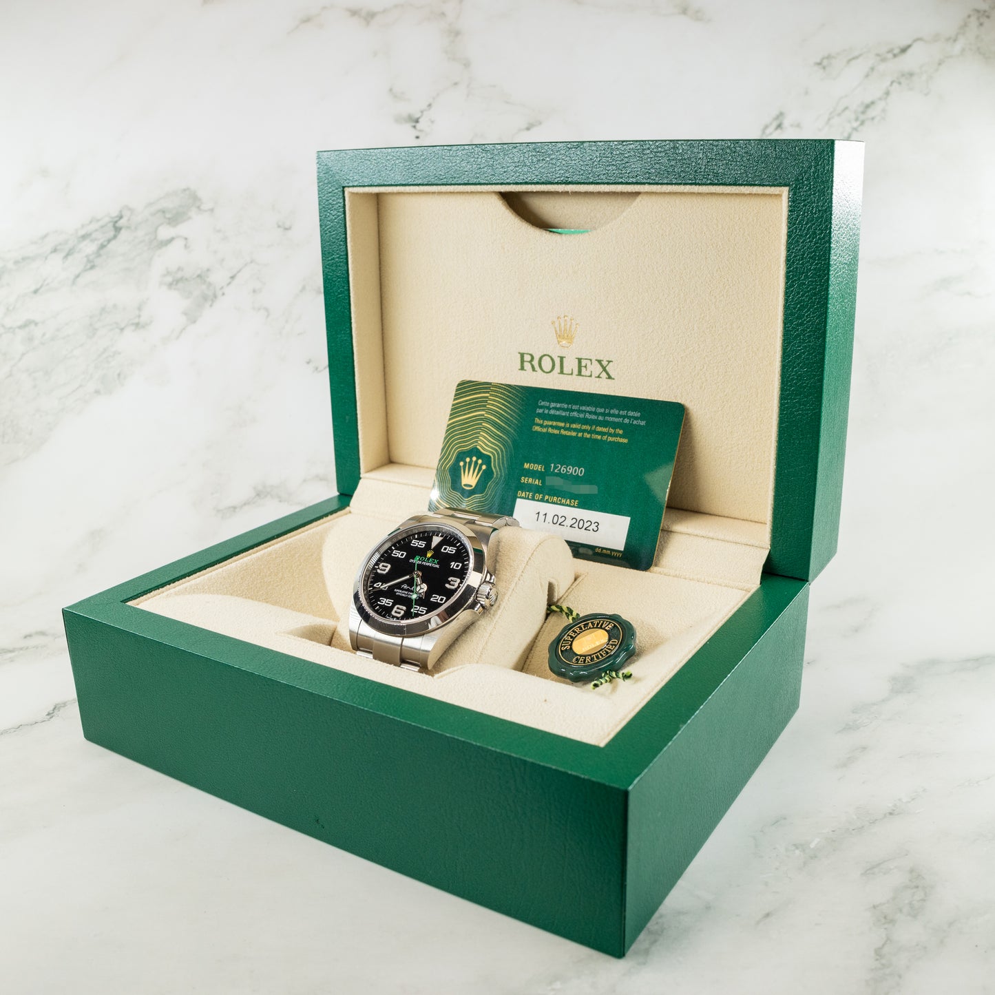 Rolex Air King 126900 Full Set