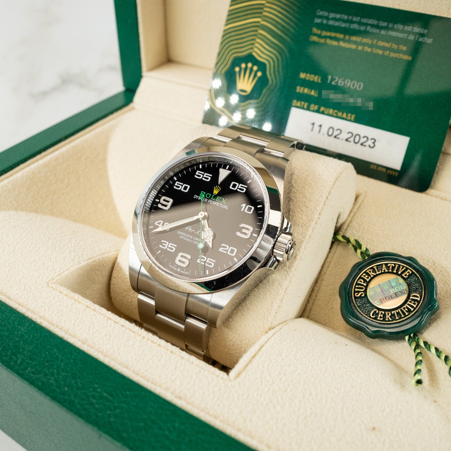 Rolex Air King 126900 Full Set