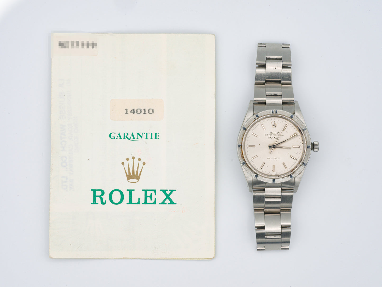 Rolex Air-King 14010 with Paper