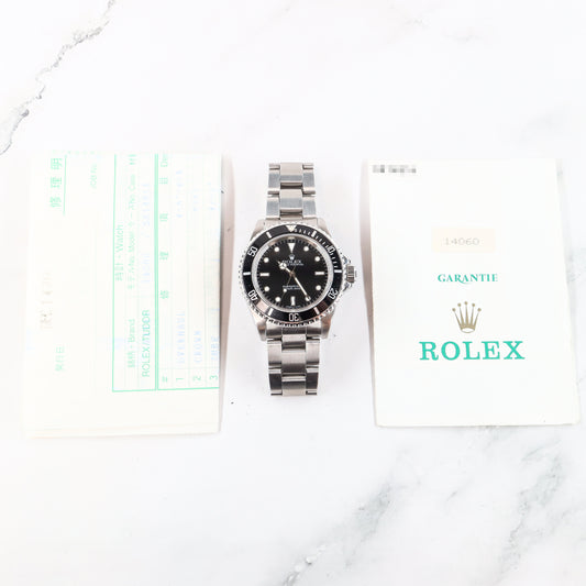 Rolex Submariner 14060 with Paper