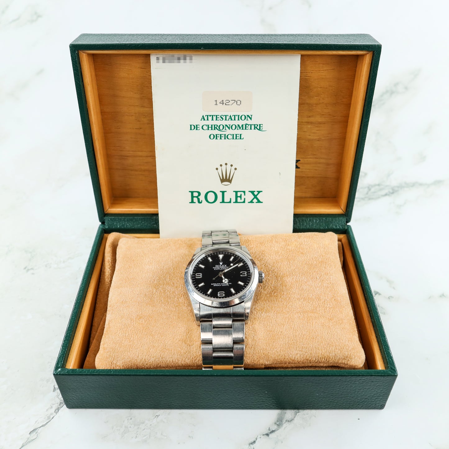 Rolex Explorer 14270 Full Set