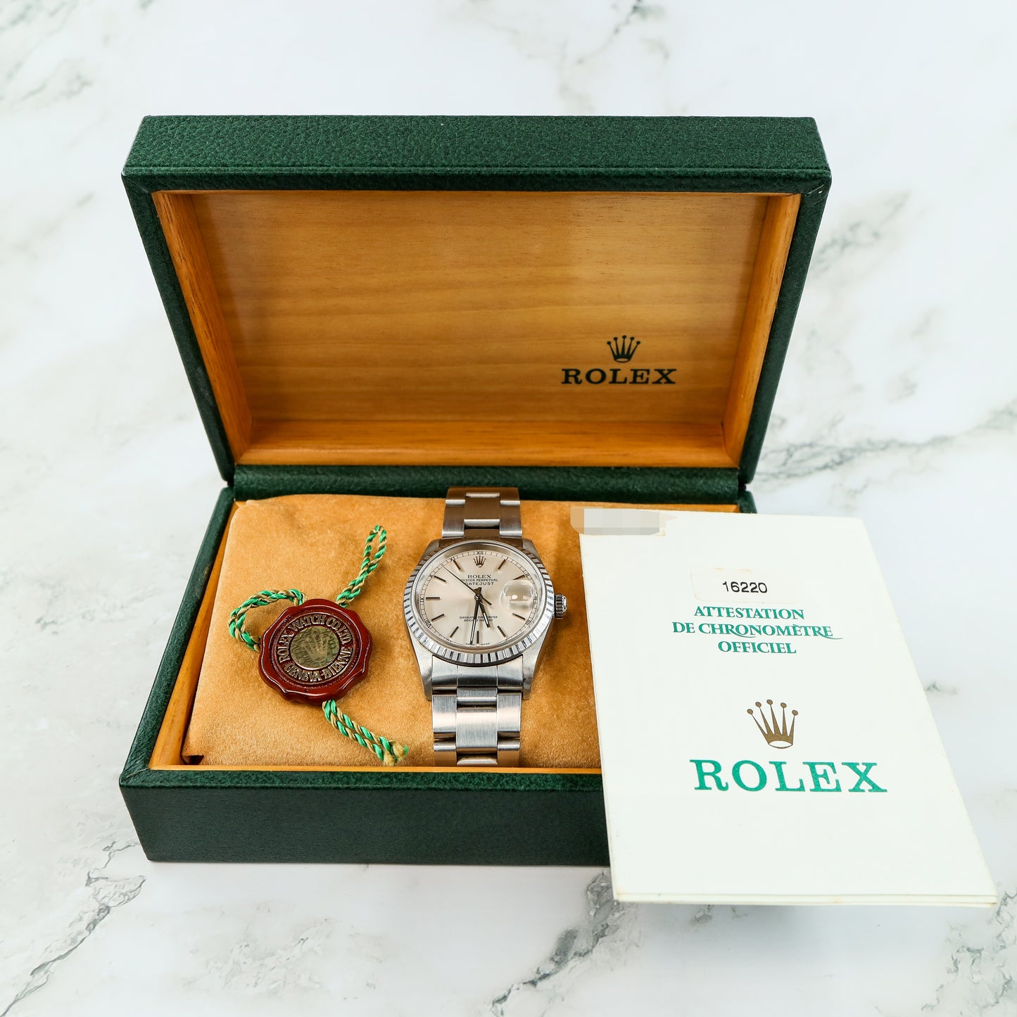 Rolex Datejust 16220 Full Set