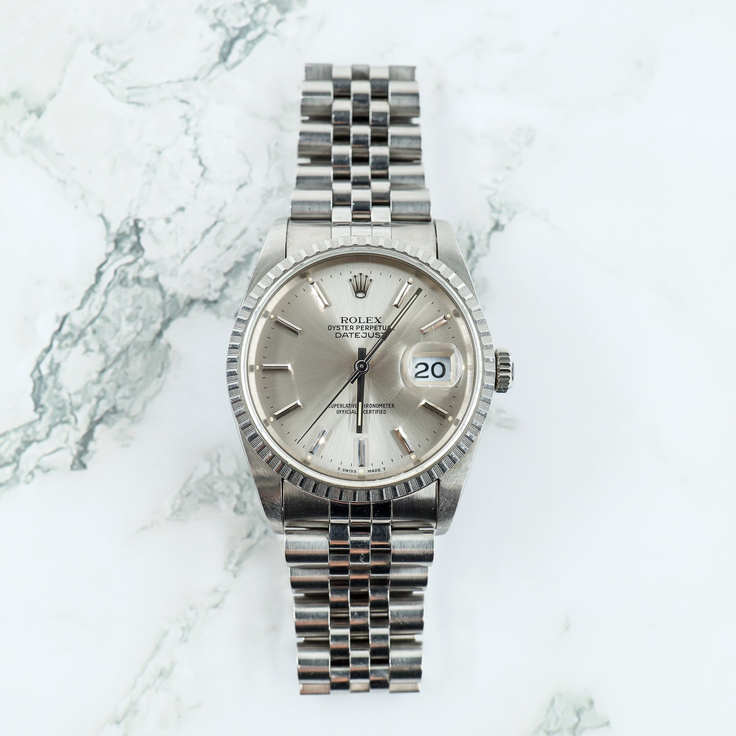 Rolex Datejust 16220 with Paper