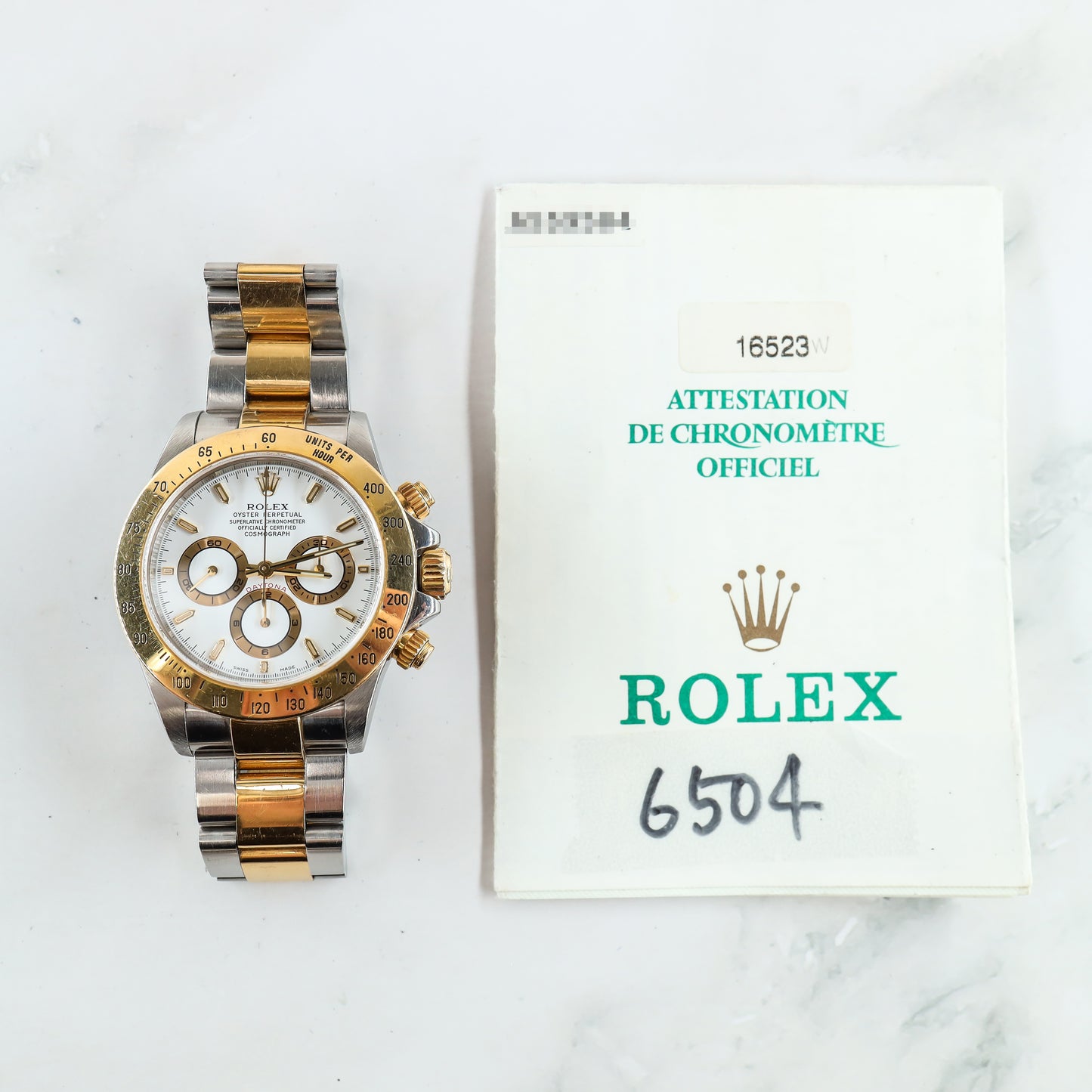 Rolex Daytona 16523 with Paper