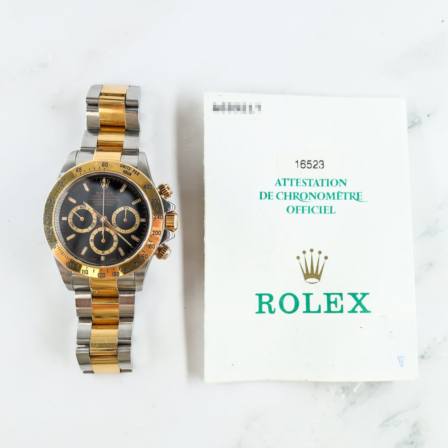 Rolex Daytona 16523 with Paper