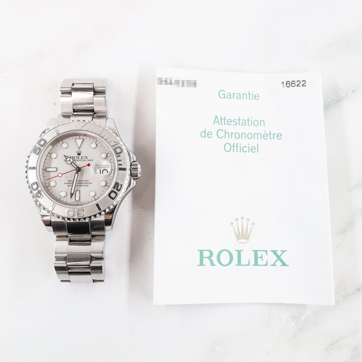 Rolex Yacht-Master 16622 with Paper