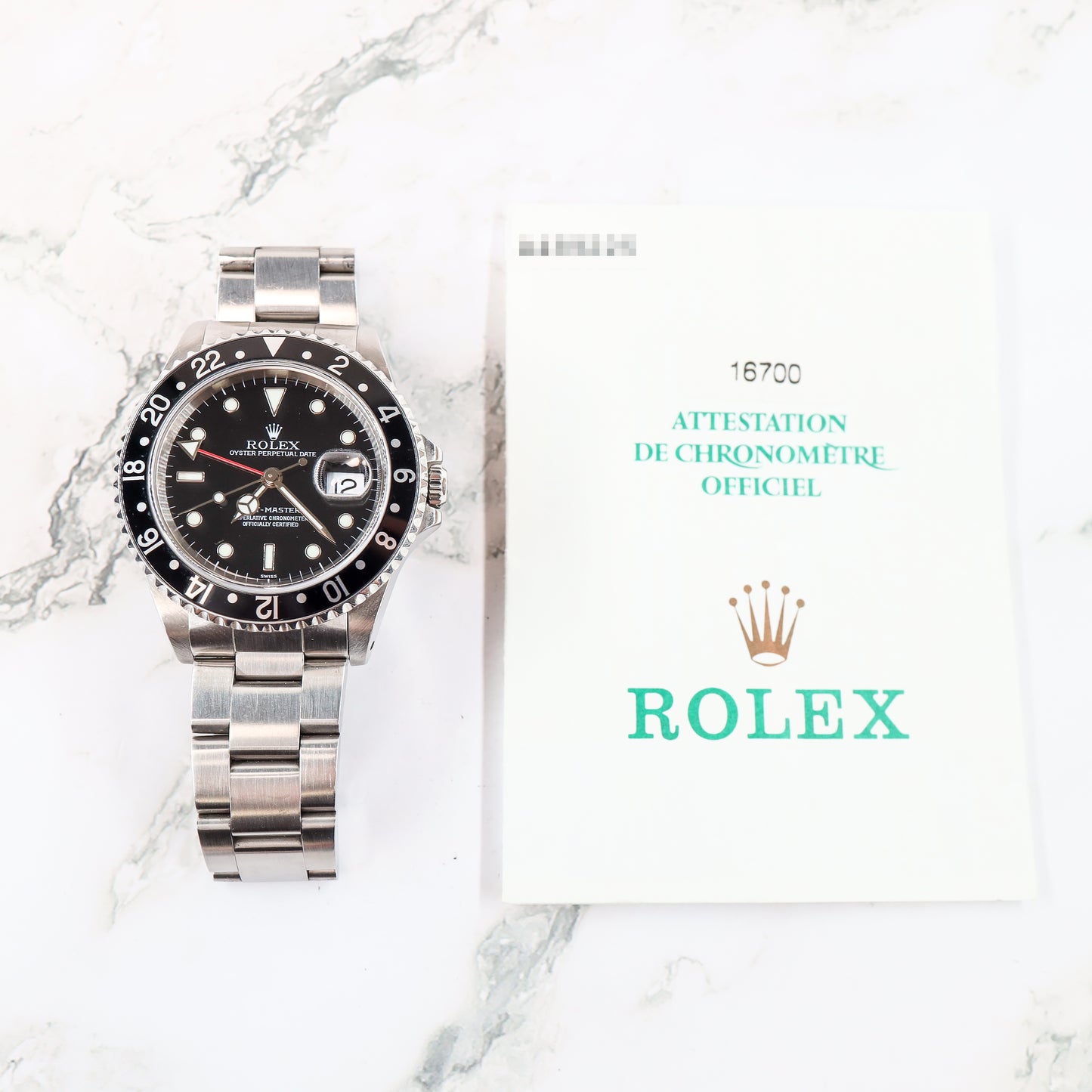 Rolex GMT-Master 16700 with Paper