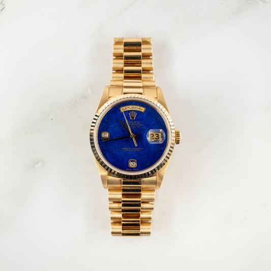 Rolex Day Date 18238 Lapis Lazuli with Box