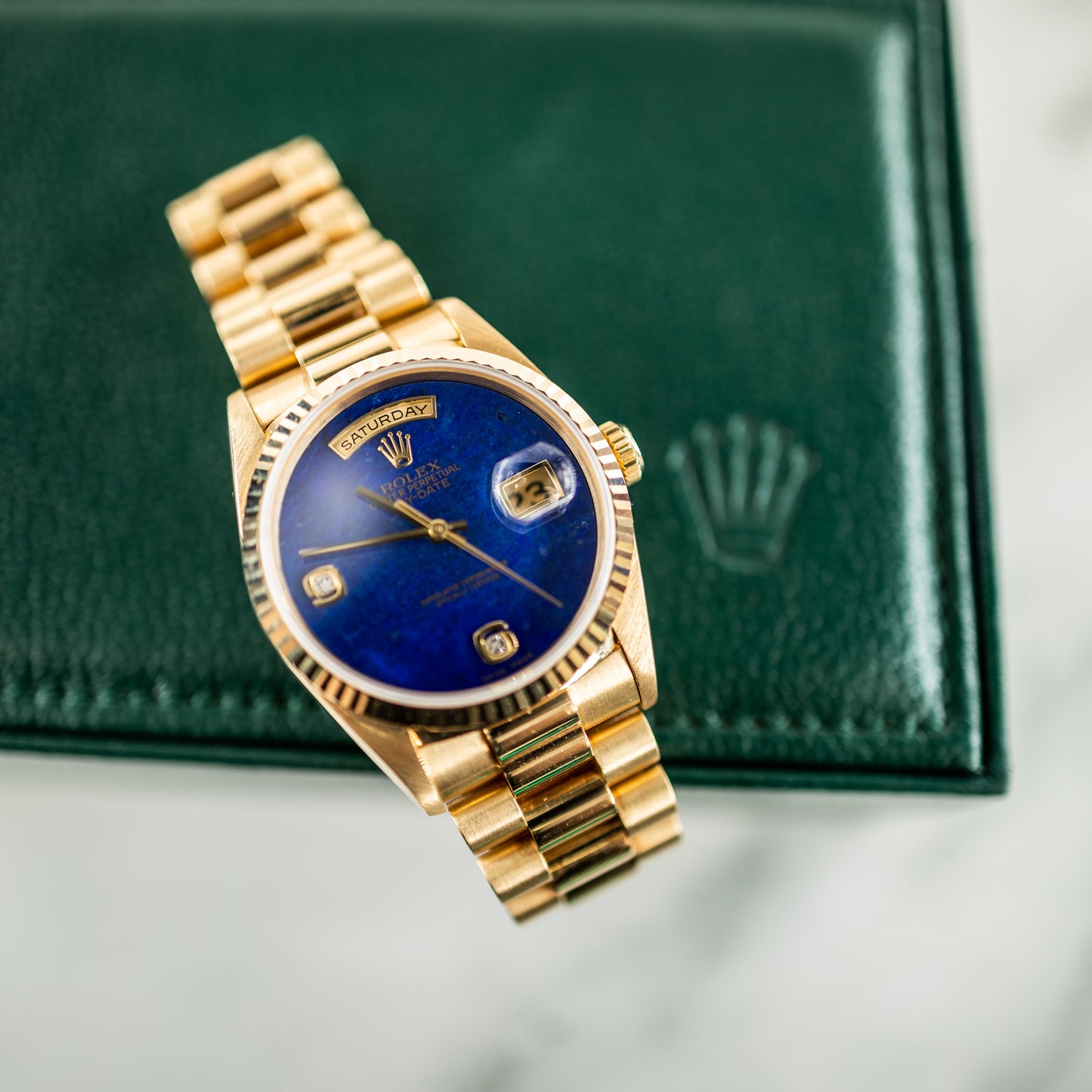 Rolex Day Date 18238 Lapis Lazuli with Box