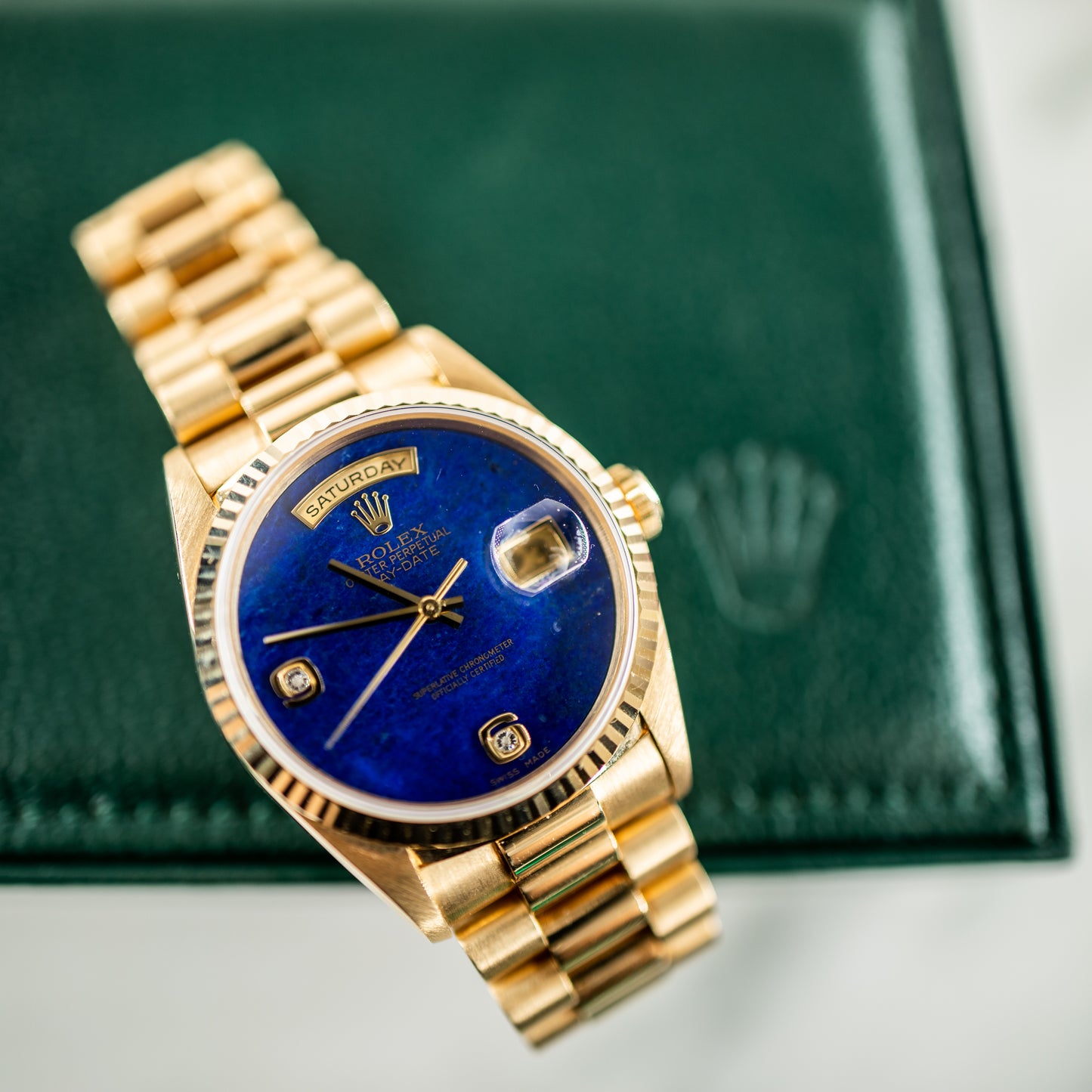 Rolex Day Date 18238 Lapis Lazuli with Box