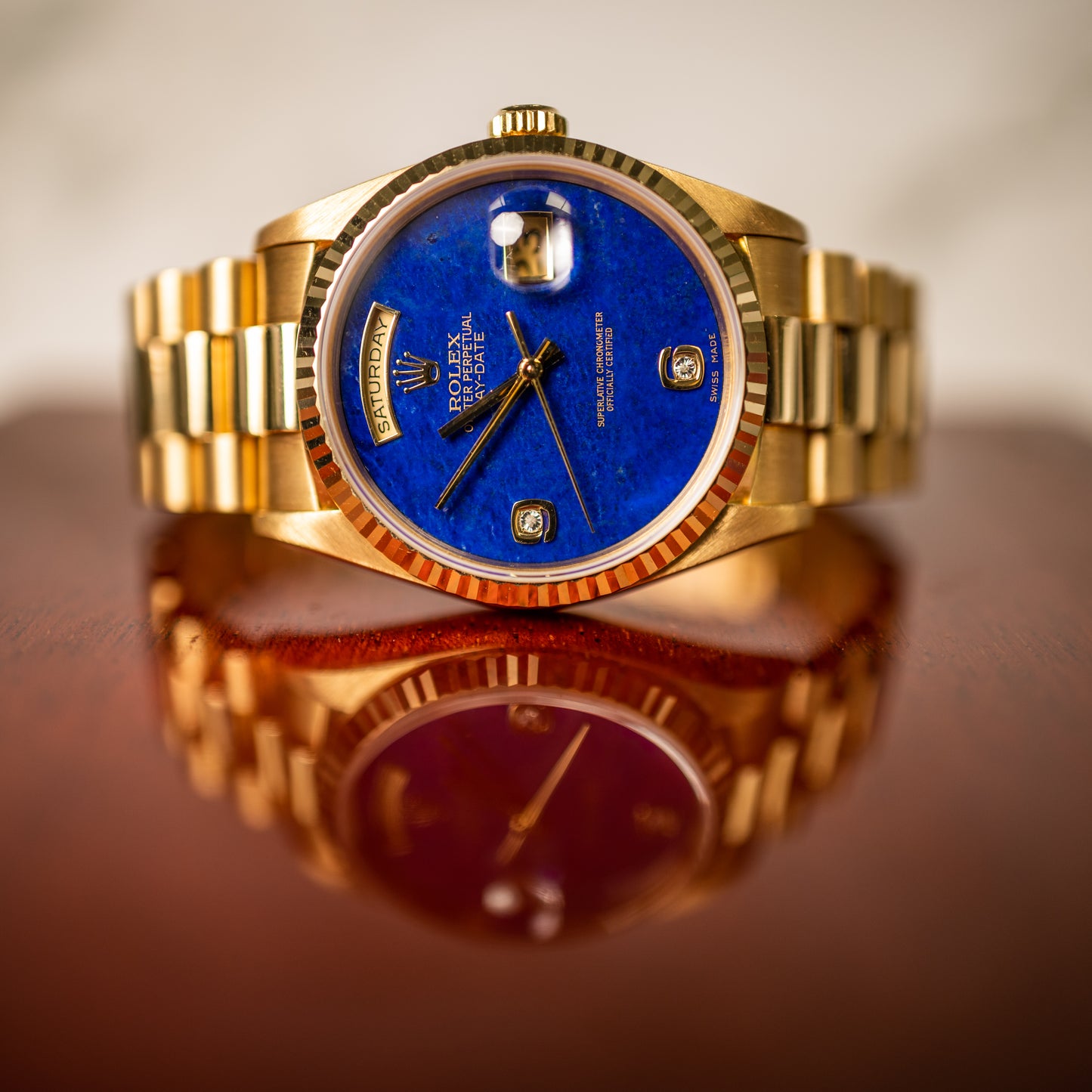 Rolex Day Date 18238 Lapis Lazuli with Box