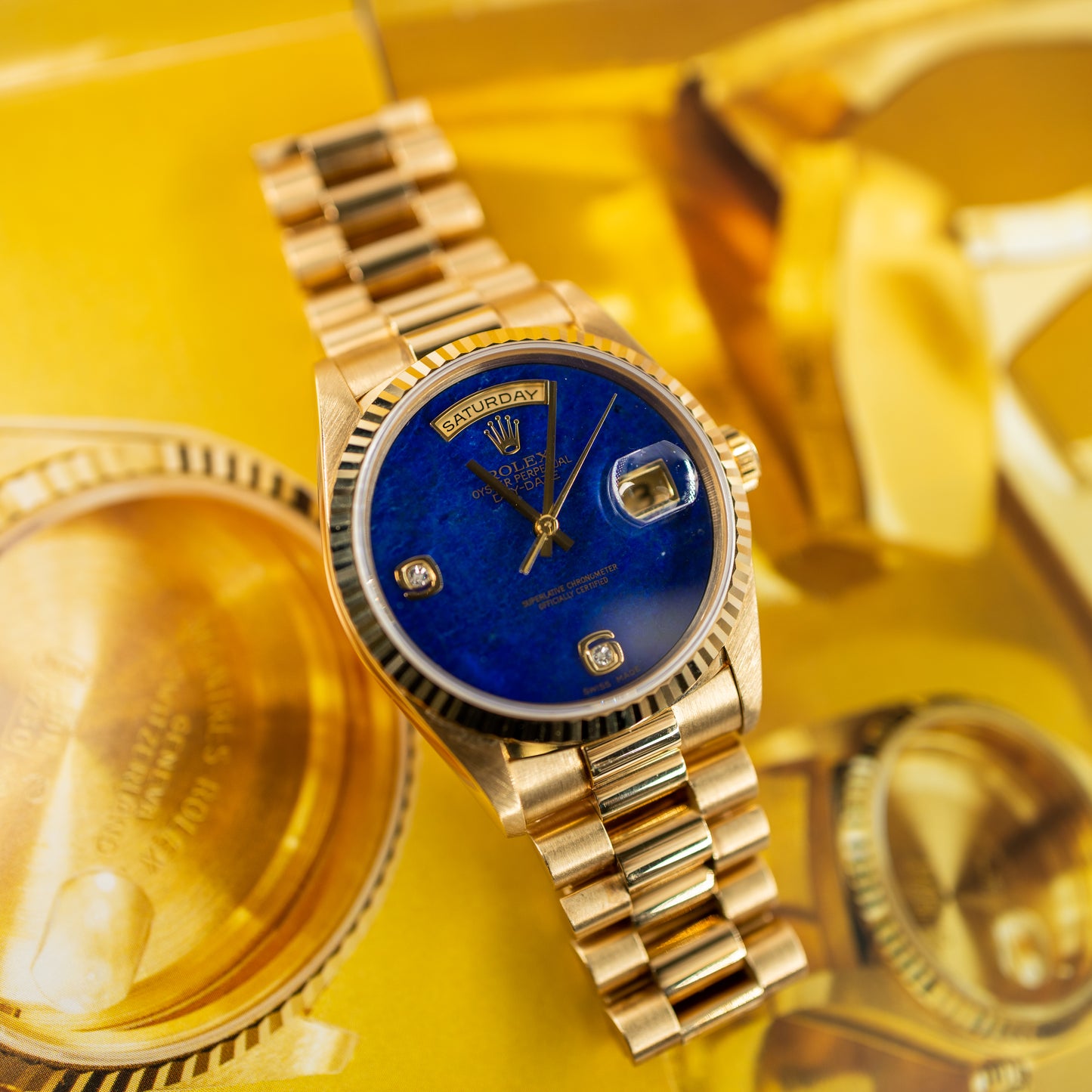 Rolex Day Date 18238 Lapis Lazuli with Box