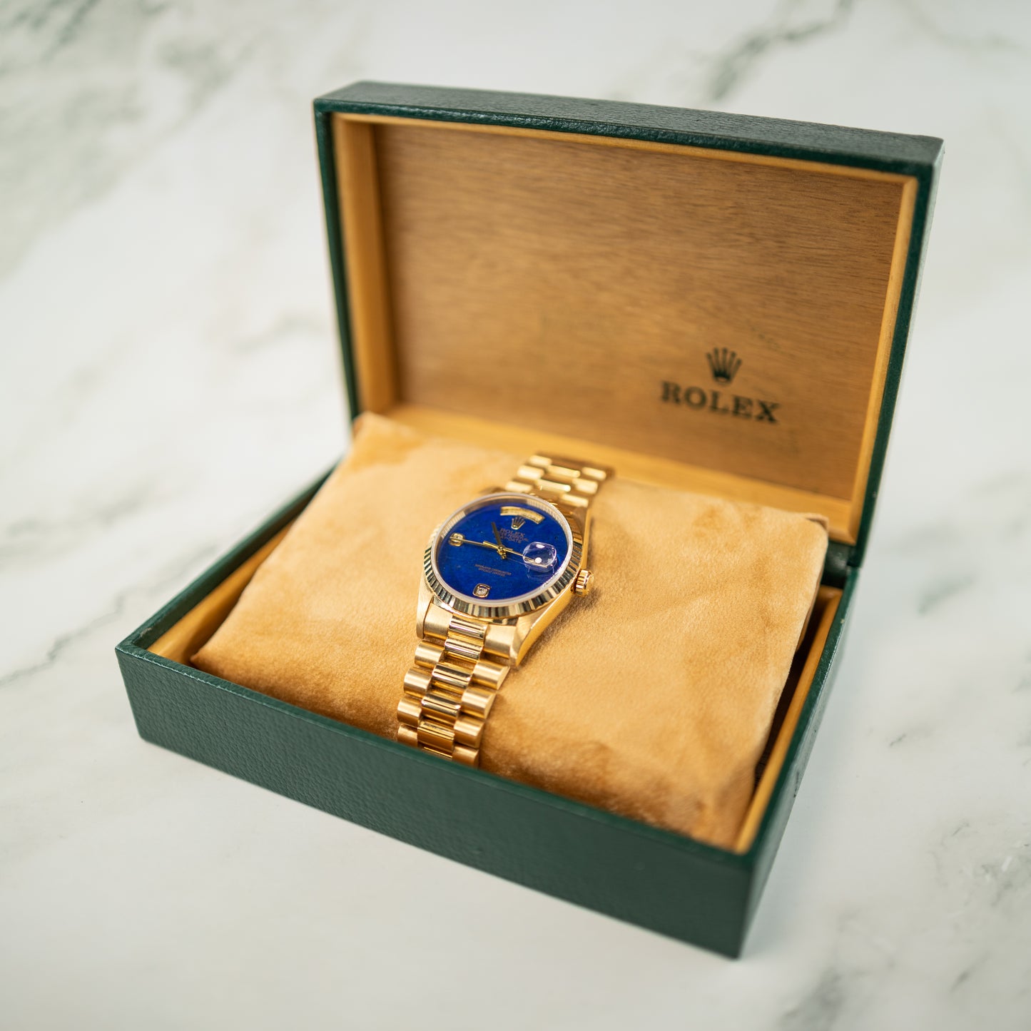 Rolex Day Date 18238 Lapis Lazuli with Box