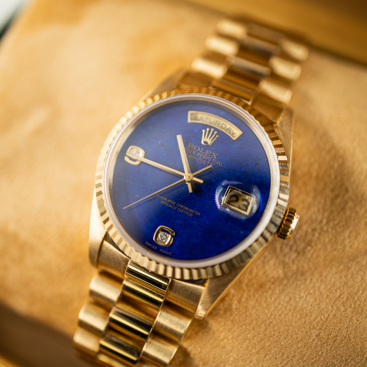 Rolex Day Date 18238 Lapis Lazuli with Box