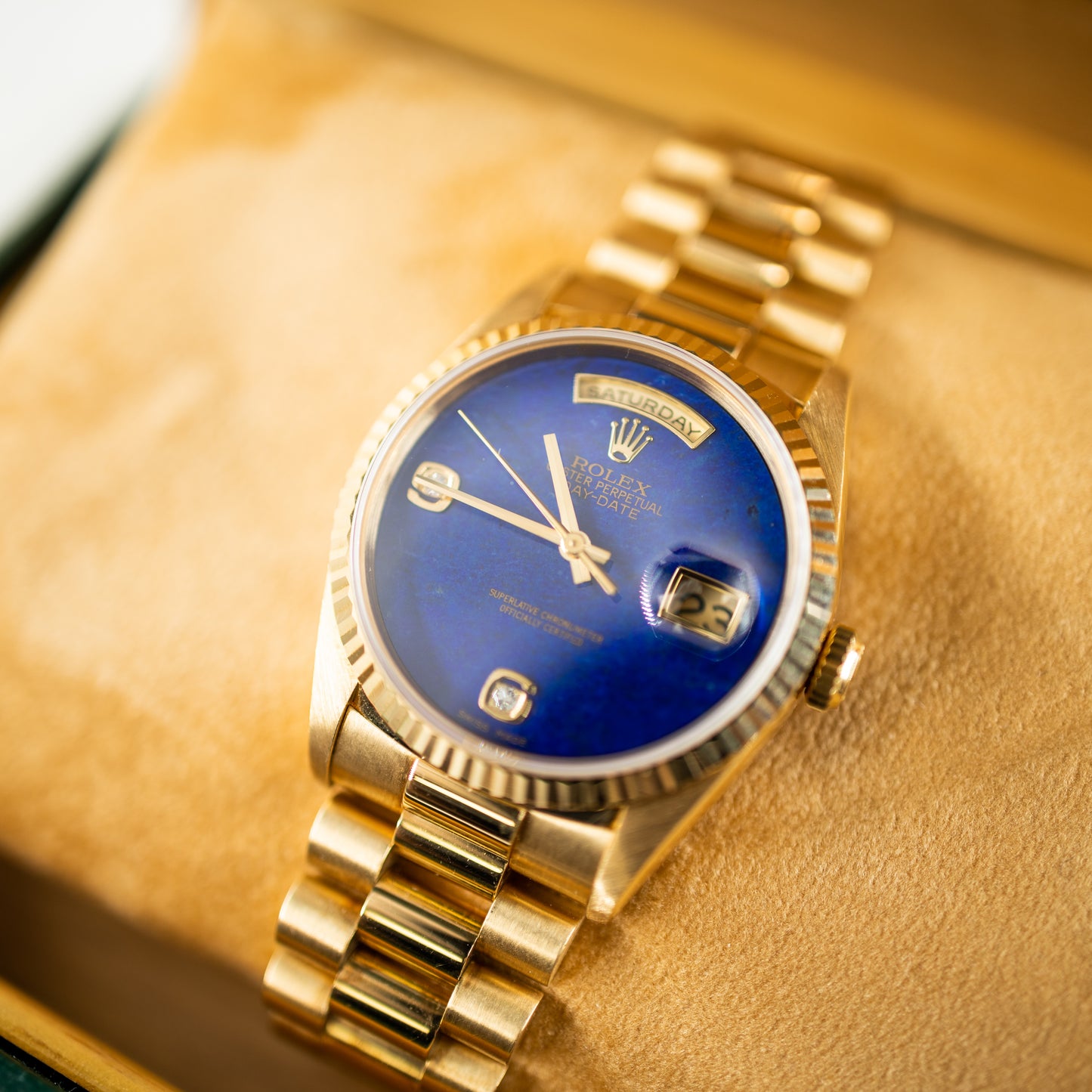 Rolex Day Date 18238 Lapis Lazuli with Box