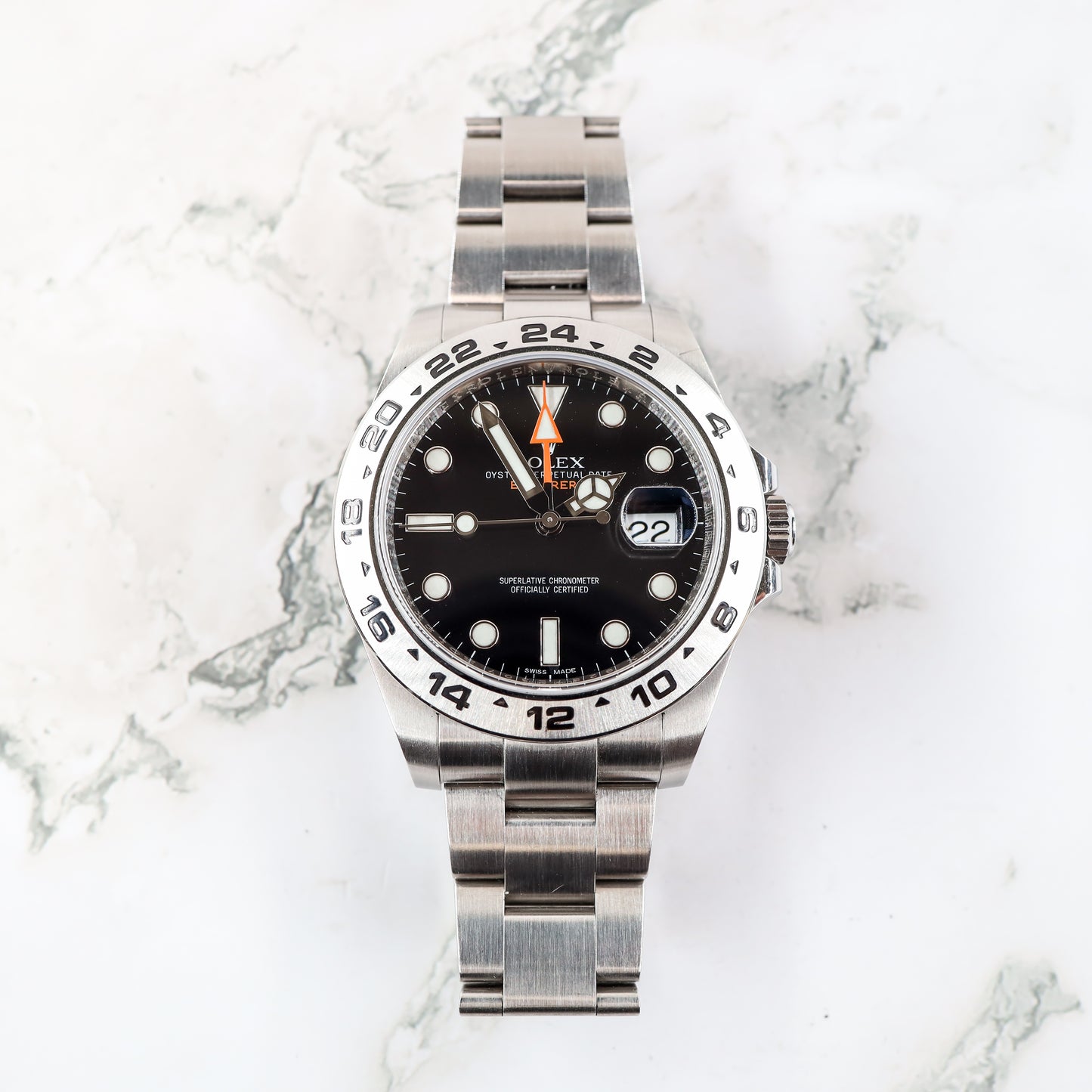 Rolex Explorer II 216570 with Card