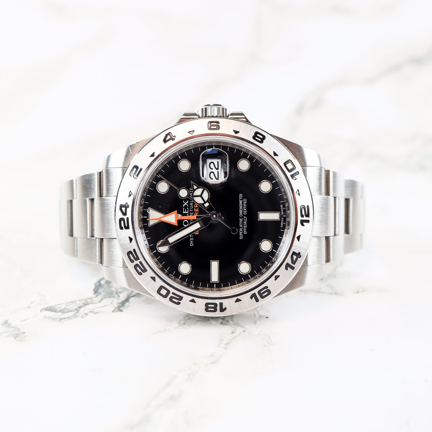 Rolex Explorer II 216570 with Card