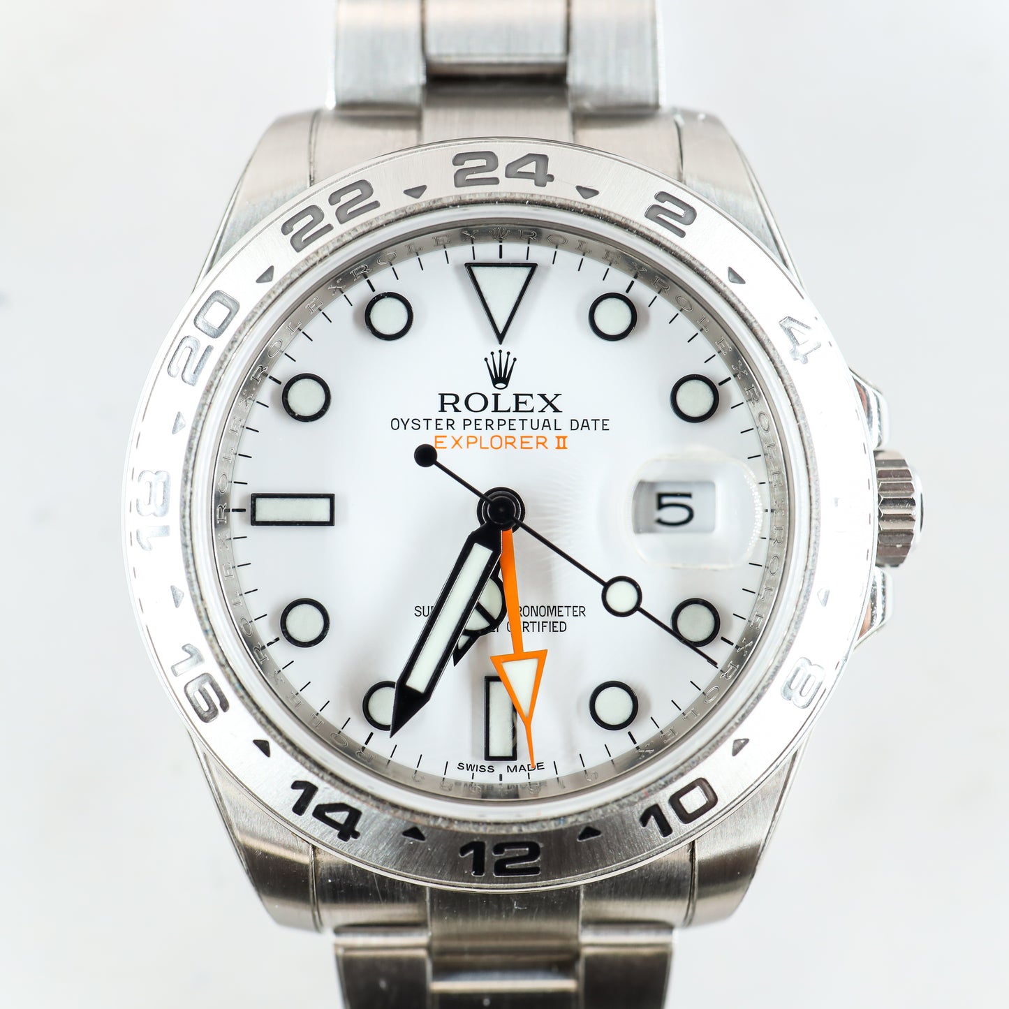 Rolex Explorer II 216570 with Card