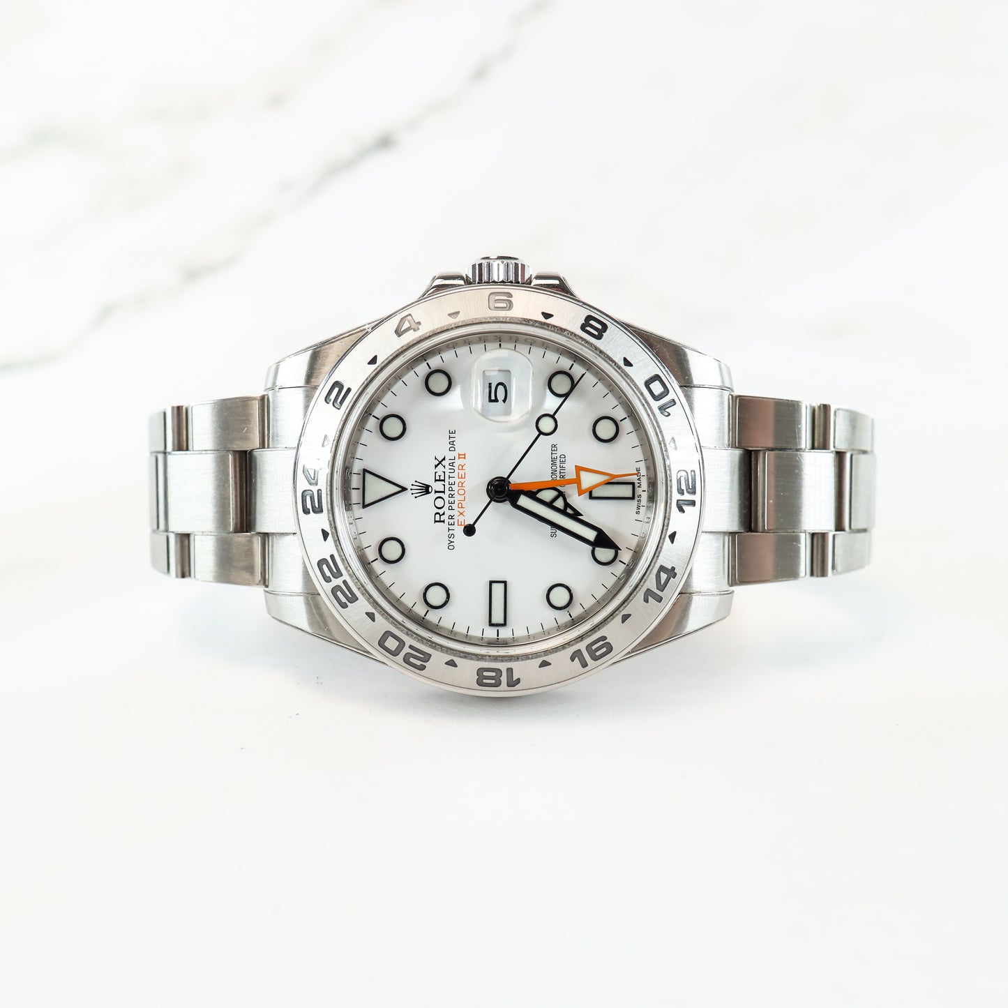 Rolex Explorer II 216570 with Card