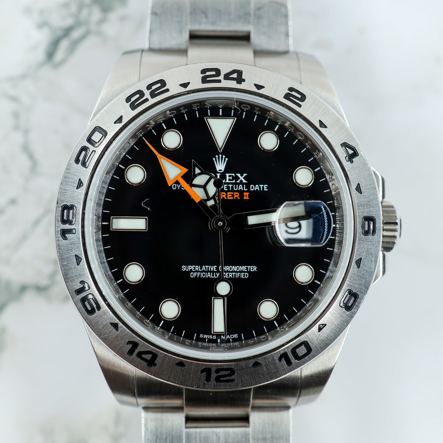 Rolex Explorer II 216570 with Card