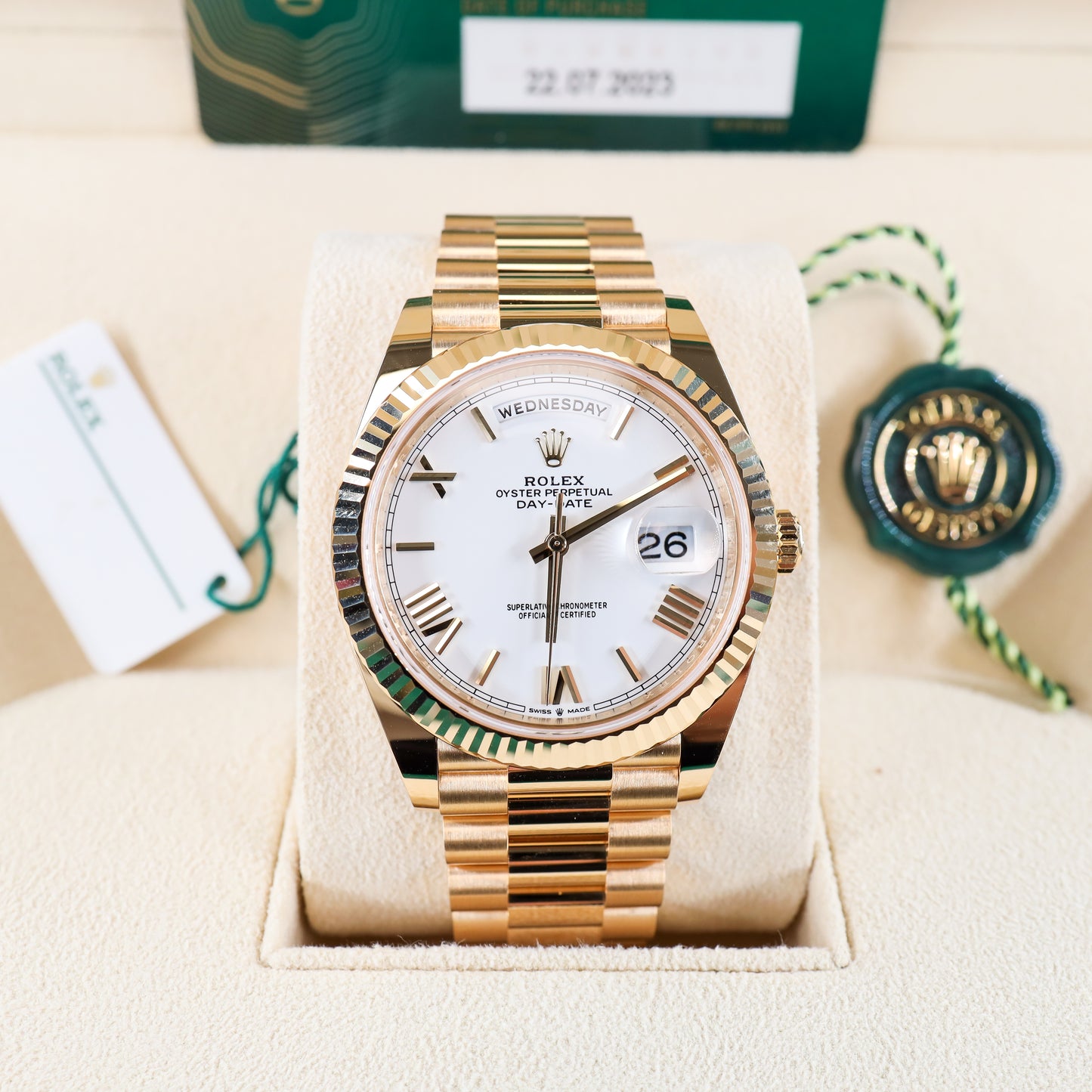 Rolex Day-Date 228238 Full Set