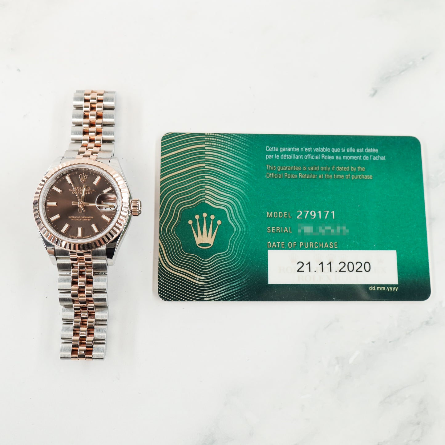 Rolex Datejust 279171 with Card