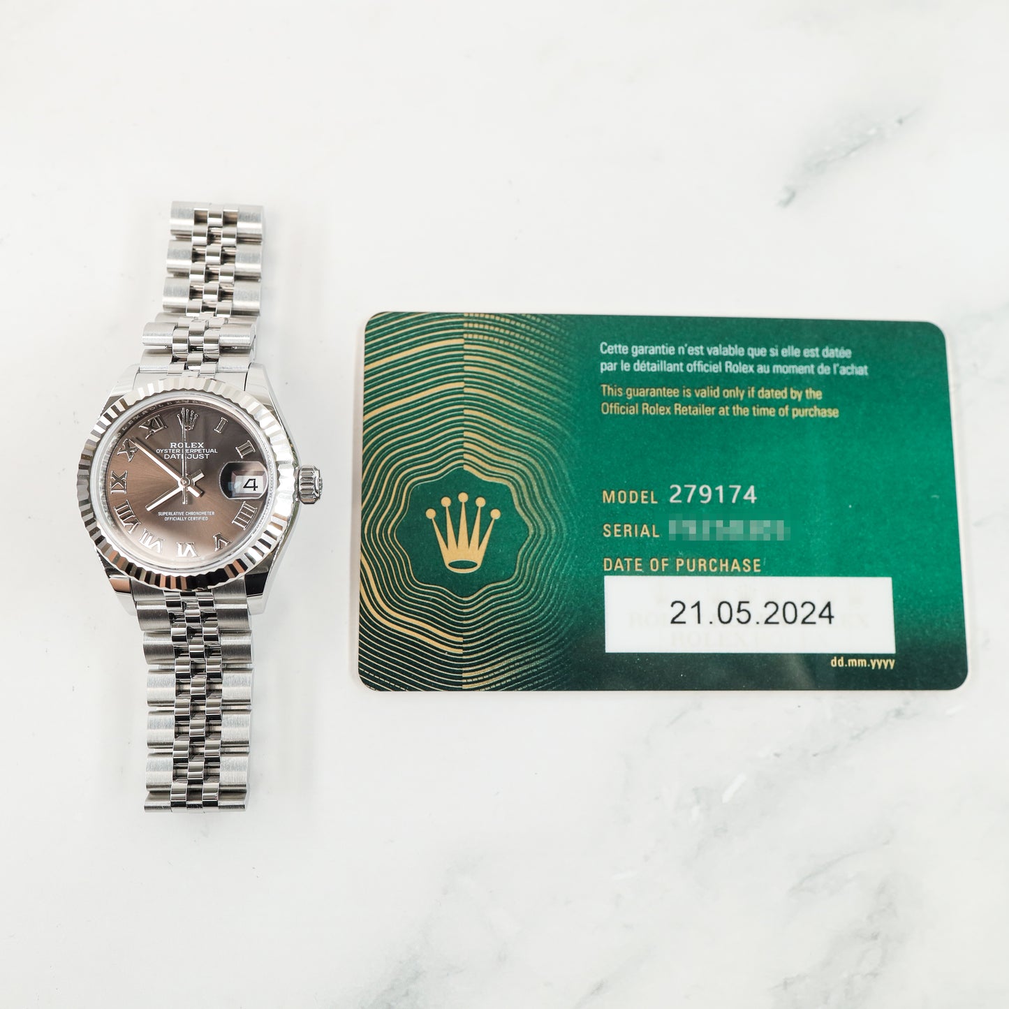 Rolex Datejust 279174 with Card