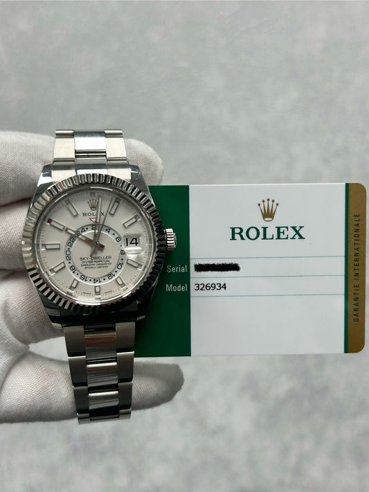 Rolex Sky-Dweller 326934 with Card