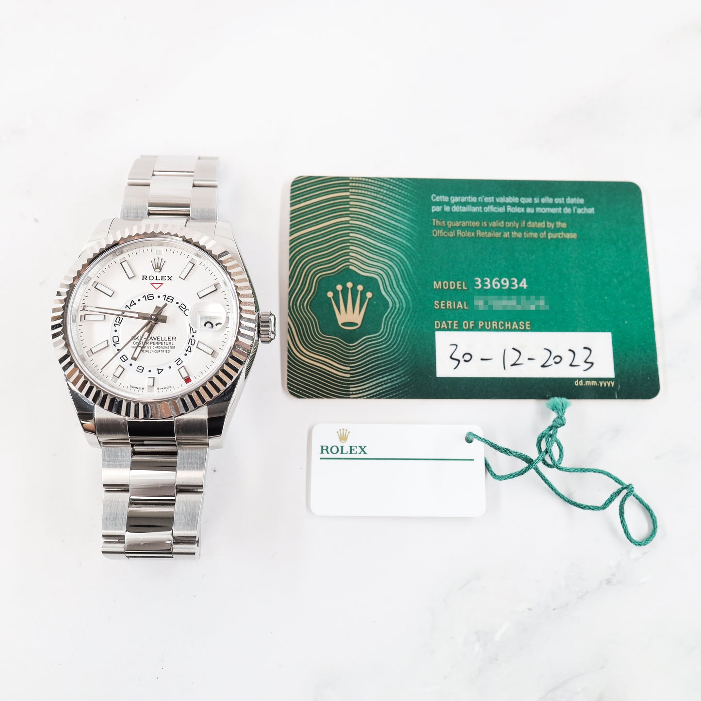 Rolex Sky-Dweller 336934 with Card