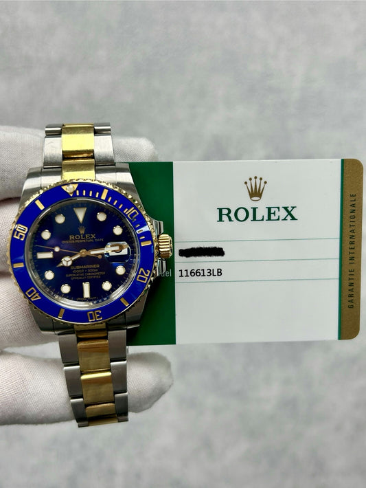 Rolex Submariner Date 116613LB with Card
