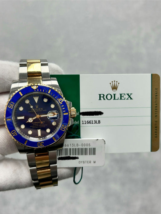 Rolex Submariner Date 116613LB with Card