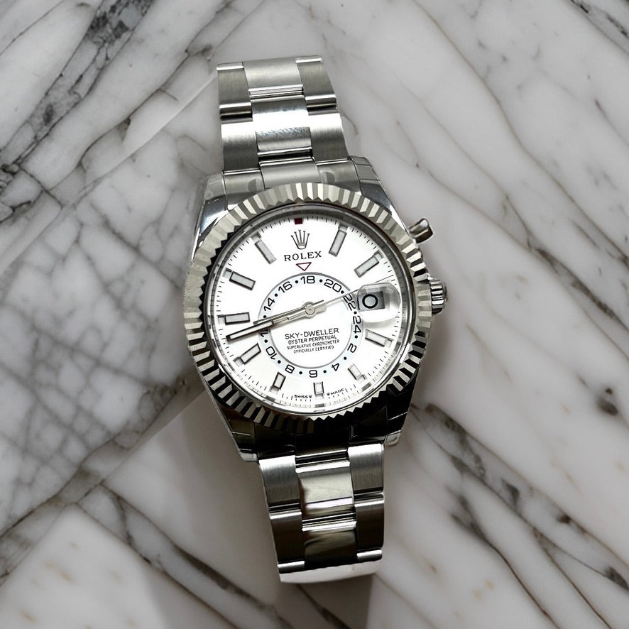 Rolex Sky Dweller 42mm — White Dial