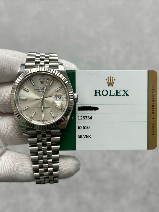 Rolex Datejust 126334 with Card