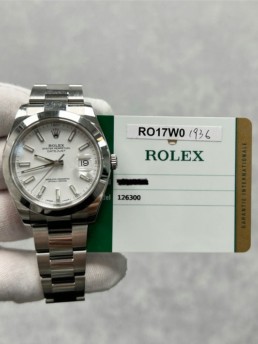 Rolex Datejust 41 126300 with Card