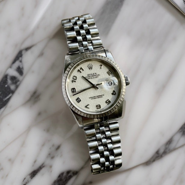 Rolex Datejust — Ivory Anniversary Dial