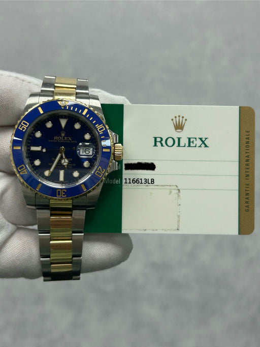 Rolex Submariner Date 116613LB with Card