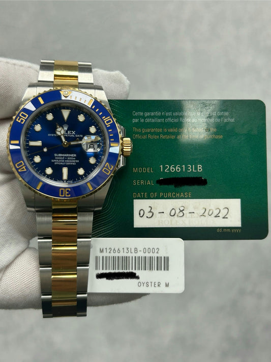 Rolex Submariner Date 122613LB with Card
