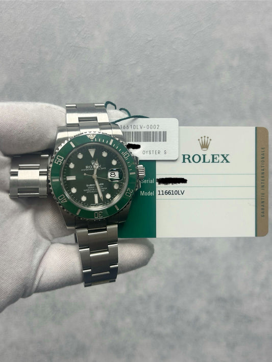Rolex Submariner 116610LV with Card