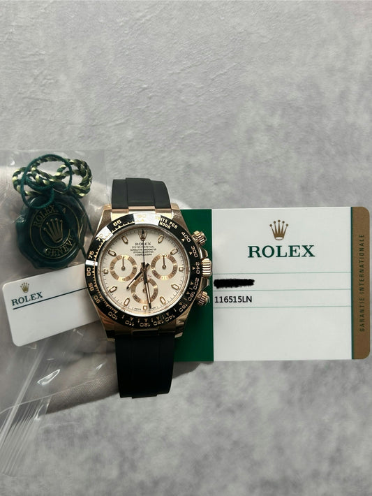 Rolex Daytona 116515LN with Card