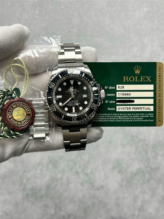 Rolex Sea-Dweller Deepsea 1166610 with Card